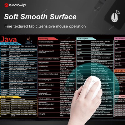 Java Programing Mouse Pad Large Extended Shortcuts Keyboard