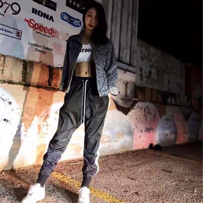 -Bieber Casual Pants Beauty tend DP Ribbon String Label Colo