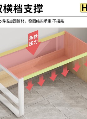 Computer office desk student study table chair combination