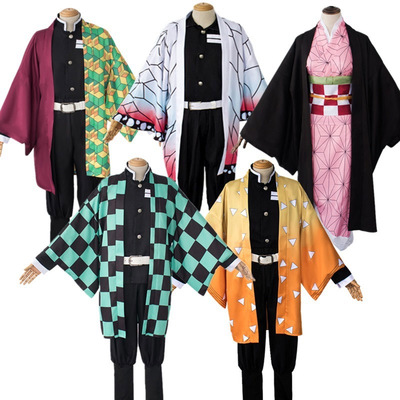 Demon Slayer Cosplay Tanjiro Nezuko Cosplay Kids Shinobu Cos