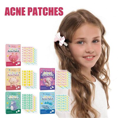 144PCS Star Pmple Patch cne Colorful nvsble cne Removal Skn