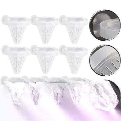 10 Pcs Decorate Feeder with Suction Cup Fish Tank Breeding
