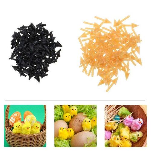 200 Pcs Animal Mouth Fake Bird Beak Plastic Chicken