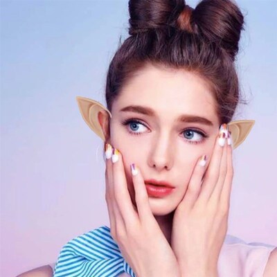 Halloween Elf Ears Latex Simulation Ears Props Fairy Angel C