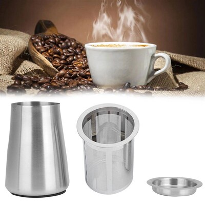 Stainless Steel Coffee Espresso Dosing Cup Cafe Beans Powder