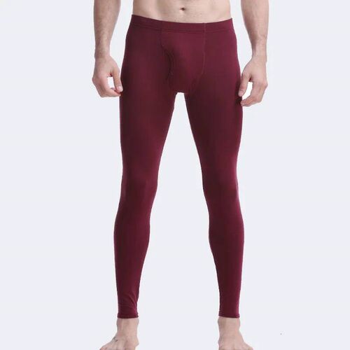 Modale Mens Single-Piece Autumn-Winter Slim Fit Bottom Pant
