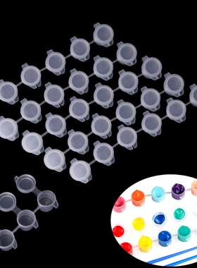 5Pcs 6 Joint 3ml Pigment Container Box Painting Acrylic Pain