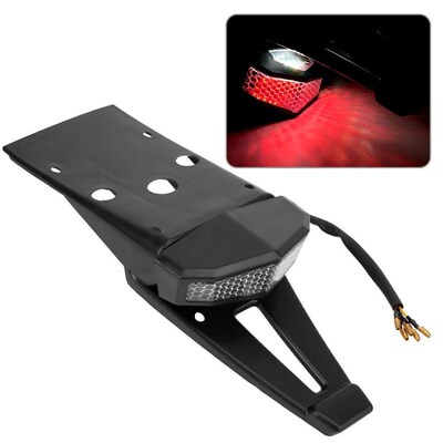 Universal Signal Lamp Taillight For Bobber Enduro Dirt Bike