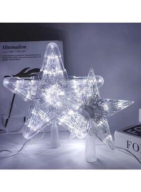 Christmas Tree Topper Star Lights Xmas Tree LED Star Night L