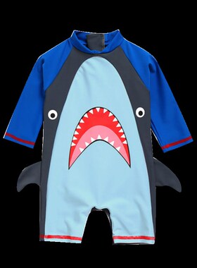 Childrens swimsuit cartoon big eyes cute boy girl baby suns