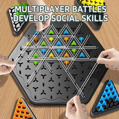 New Chain Triangle Chess Splendor Duel Board Strategy Game f