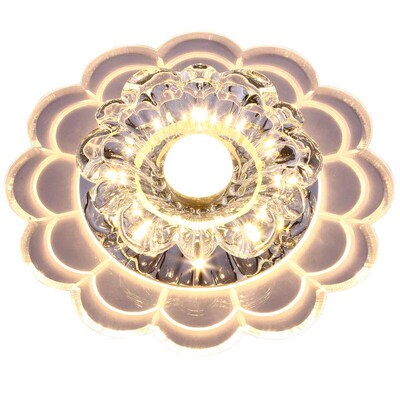 Wholesale Crystal aisle light round living room small light