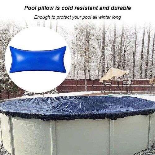 Swimming Pool Winter Pillows Blue Durable Swimming Pool