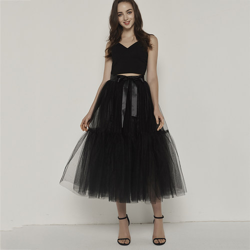 WholeSale 4 Layers 90cm Womens Fashion Skirt Tulle Skirt Me