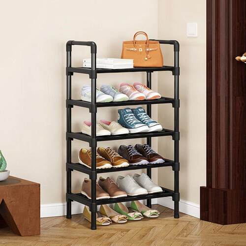 Shoe Rack Aluminum Metal Standing Shoe Rack DIY Shoes Shelf