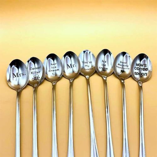Coffee Spoon Long Handle Coffee Tea Ice Cream Tableware