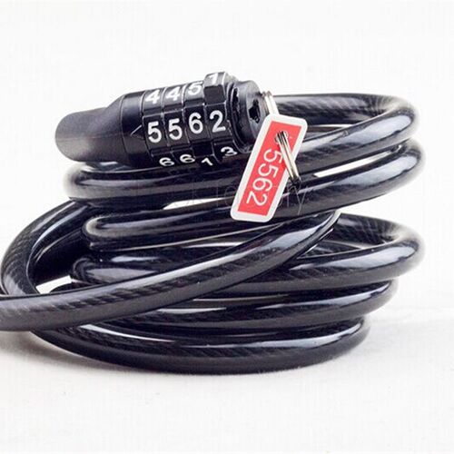 Mountain Bike Lock Antitheft Dead Fly Wire Lock 4digit Passw