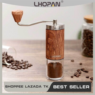 Hand cranked grinder portable coffee machine  bean grinder
