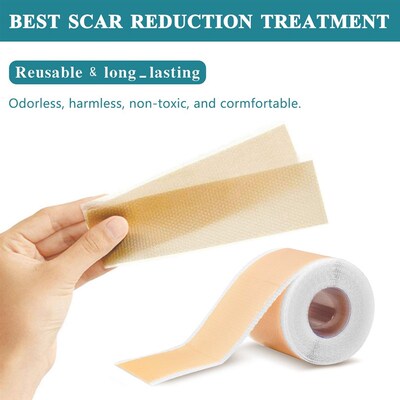 4cm x 150cm Silicone Scar Sheets Painless Scar Repair Tape E