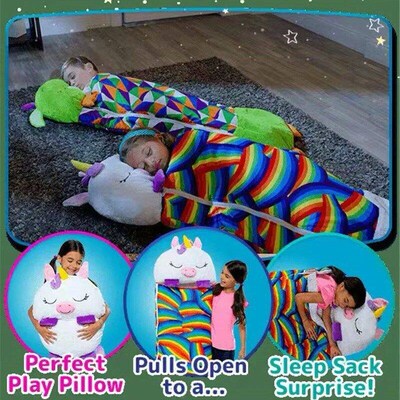 Sleeping Bag Kids Cartoon Sleepsacks Childrens Sleeping Bag
