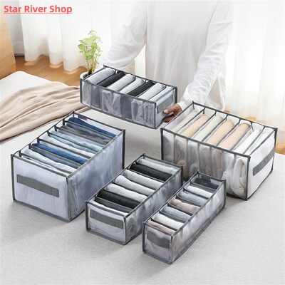 Foldable Closet Organizer Drawer Divider Organizer For Jeans