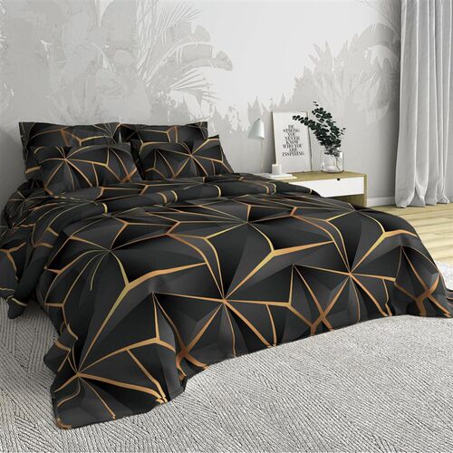 Three Piece Bedding Set Home Textile 3d Digital Printing Qui