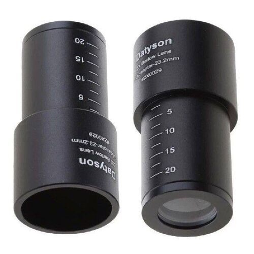 F92B 2X Barlow Lens Microscope Accessories for 23.2mm Mount