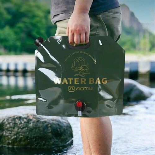 Camping Water Container Collapsible Water Storage Bag for