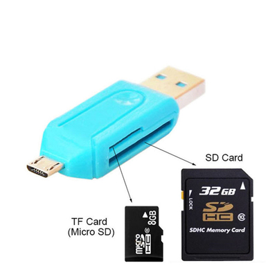NEW Micro USB & USB 2 in 1 OTG Card Reader High-speed