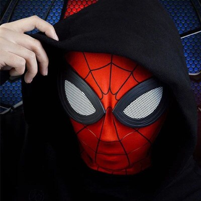 Spiderman Mask Superhero Miles Morales Peter Parker