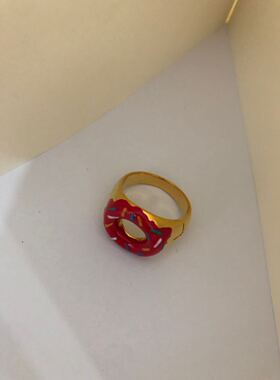 Ring sweet ring cute personality ring small design sense rin