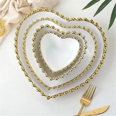 1pcs Ceramic Tableware Nordic Phnom Penh White Round Rice