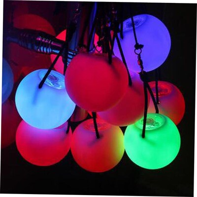 1PC LED POI Thrown Balls for Professional Belly Dance Level
