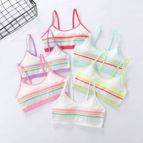 9-12 Years Kids Bras Young Girls Underwear Teenage Training