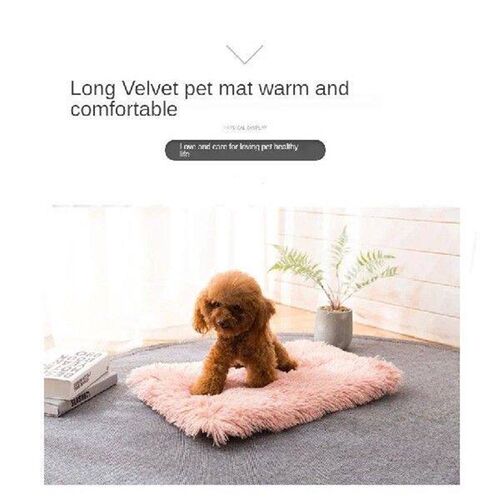 Winter Dog Bed Mat Soft Fleece Pet Cushion House Warm Puppy