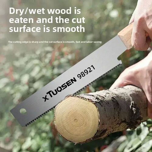 Hand Saw 6-inch Double-sided Saw Flexible Blade for Flush Cu