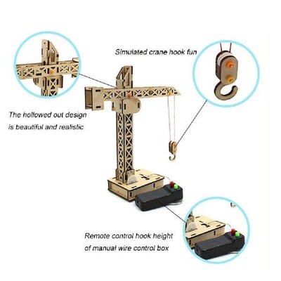 Students Physical Science Experiment Wire Control Crane