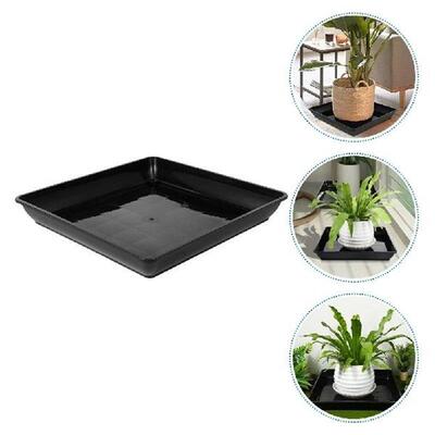 2 Pcs Flower Pot Base Plant Drainage Tray Planting Plants