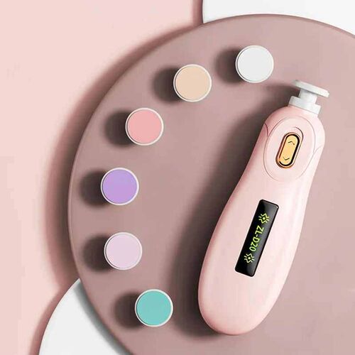 Electric Baby Nail Trimmer Adults Kids Nail Polisher Kit Saf