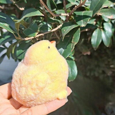 Yellow Chick Squishy Squeeze Toy Kids Adult Pop Fidget Toys