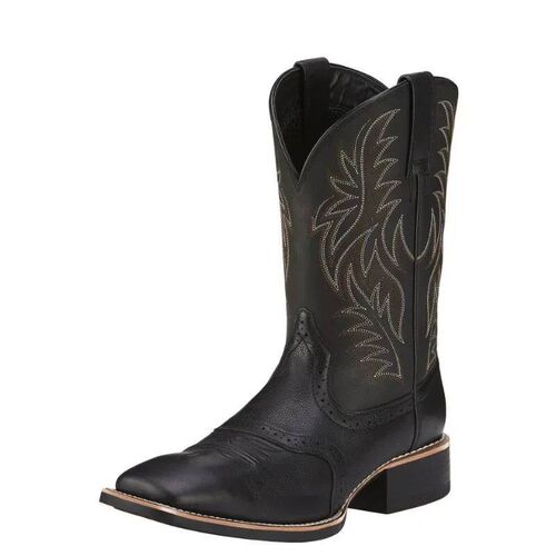 Men High Boots Embroidery Retro Handmade Mens Boots Western