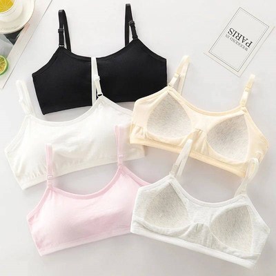 High Quality Girls Training Bras Cotton Kids Underwear Bra W