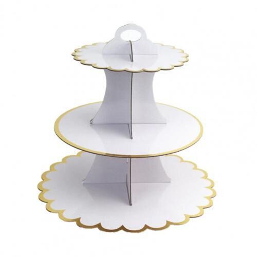 Disposable Paper Cake Stand 3tier BirthdayWedding Dessert Ta