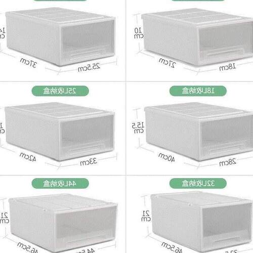 Drawer clothes storage box plastic wardrobe transparent un