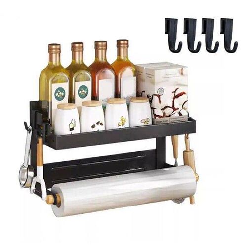 Magnetic Fridge Organizer Kitchen Magnetic Storage Rack