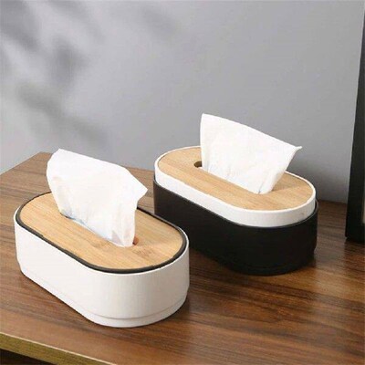 Tissues Box Napkin Holder Paper Towel Cover Container