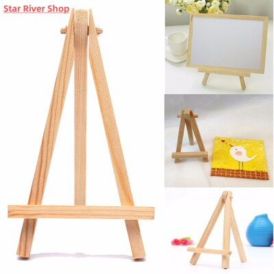 8PCS Kids Mini Wooden Easel Art Painting Name Card Stand Dis