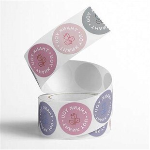 Rose Sticker Thank You Sticker Gift Box Sticker礼盒感谢贴纸