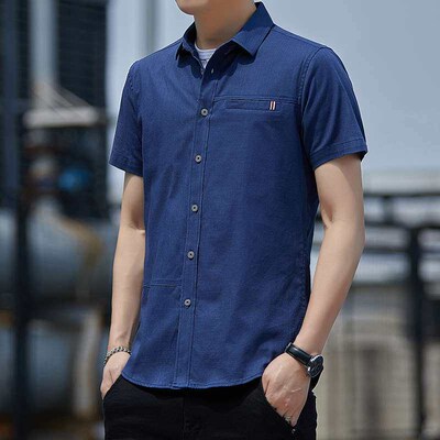 New Mens Short-sleeved Shirt Duffy Handsome Fashionable Sum