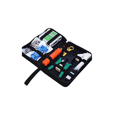 Portable Ethernet Network Tool Cable Tester Kit RJ45 Crimper
